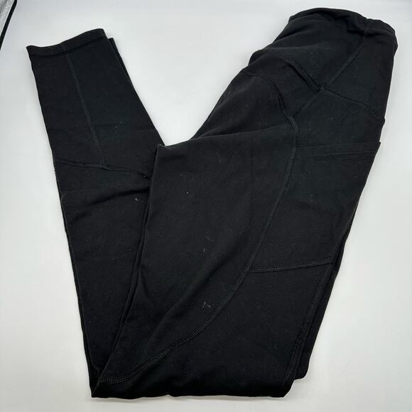 Victoria's Secret Sport Full Length Black Leggings With Pockets Size Small Gym - Picture 9 of 11